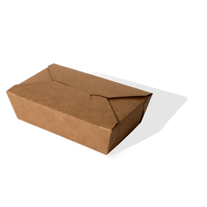 1200ml Kraft Double Flap Lunchbox 1x200