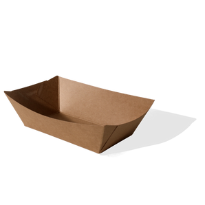 Large Kraft Boat Tray