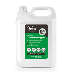 Premium Green Washing Up Liquid 5 Litre (D4) - Super Professional